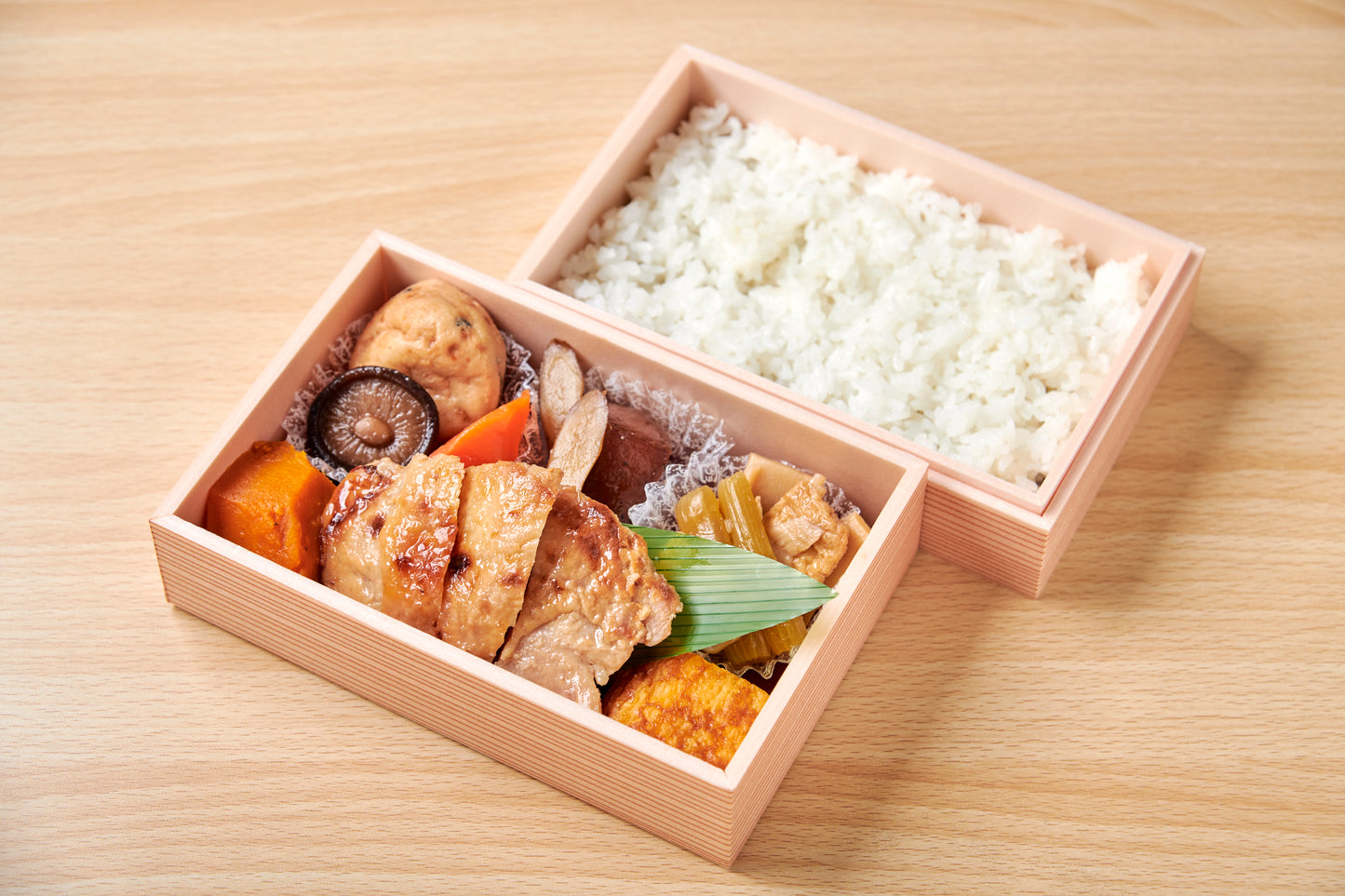 06.【二段弁当】鶏の甘味噌漬け弁当