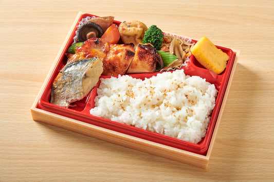 14.【Wメイン】柔らか鶏照焼＆鰆西京焼弁当